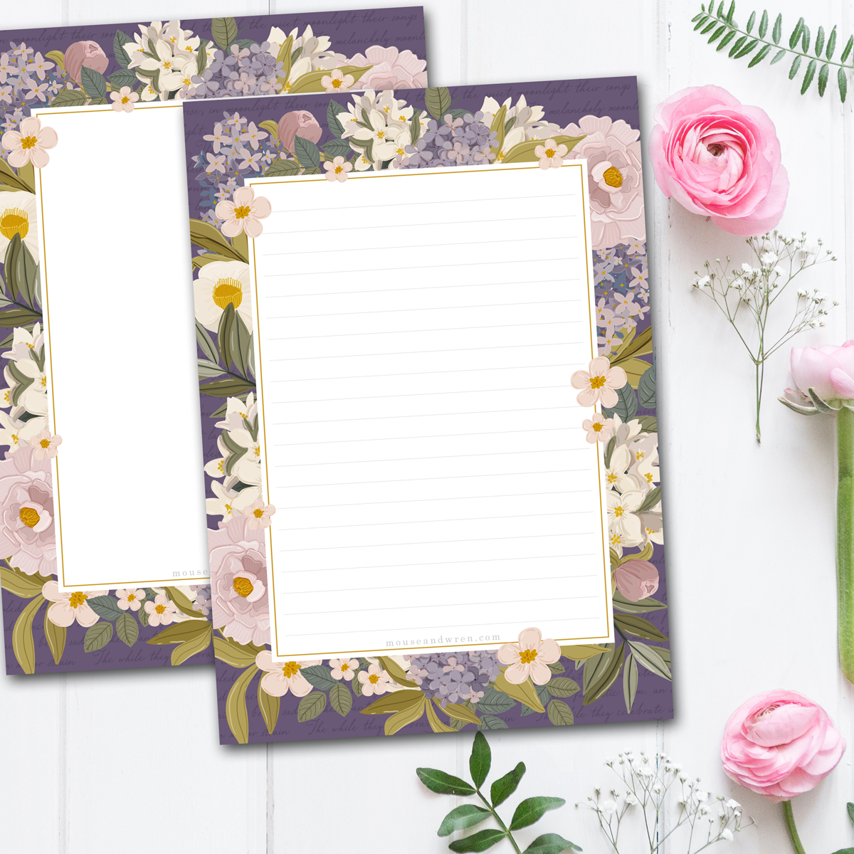 Jane Letter Writing Paper