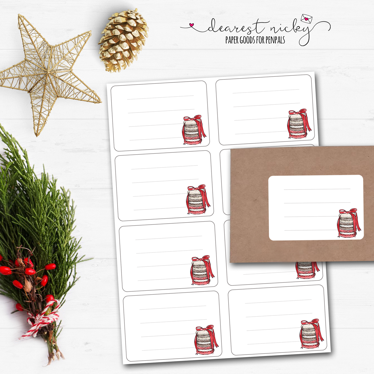 Baby It's Cold Outside Mailing Address Labels - Set of 16