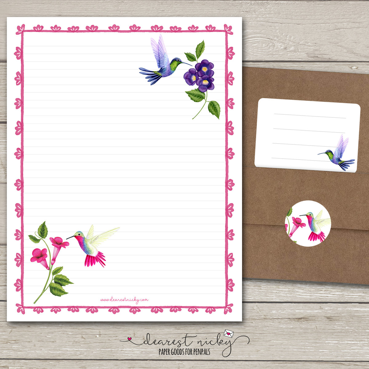 New Full Size (8½ x 11) Stationery  - June 14th