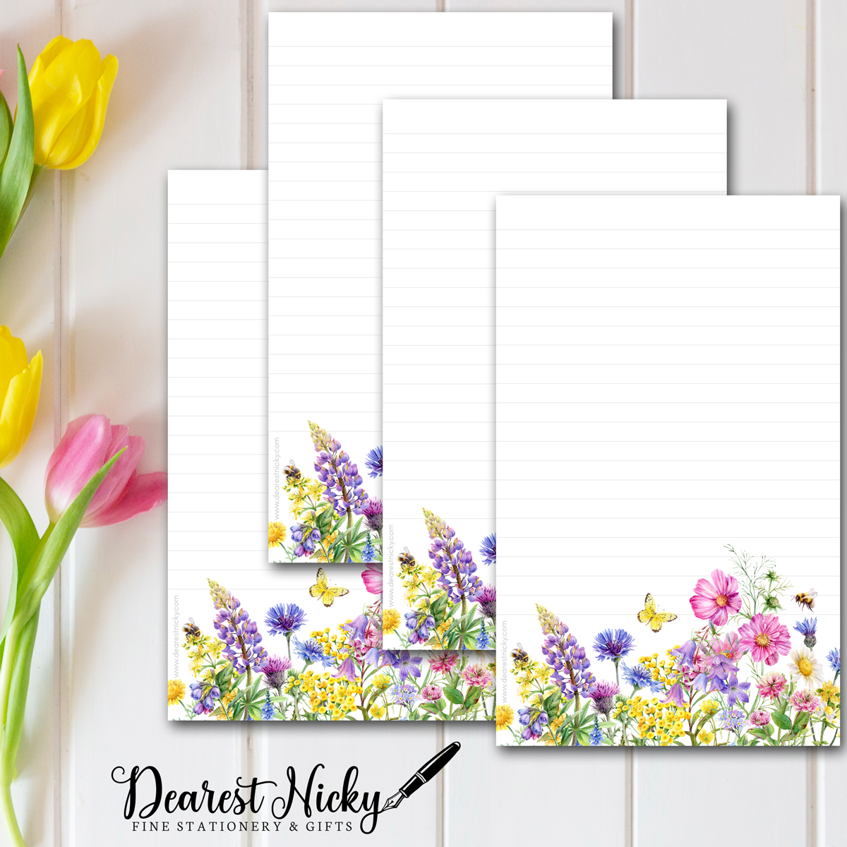 Blooming Garden Letter Writing Paper