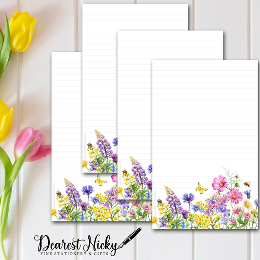 Blooming Garden Letter Writing Paper