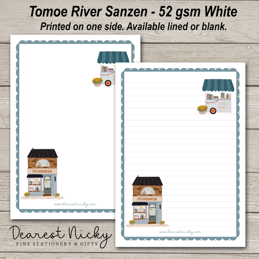 Book Store Letter Writing Paper - 52 gsm Tomoe River Sanzen