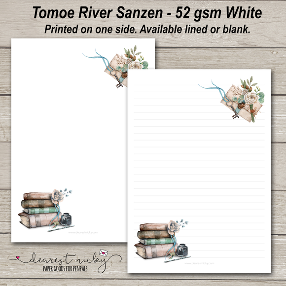 Books and Ink Letter Writing Paper - 52 gsm Tomoe River Sanzen