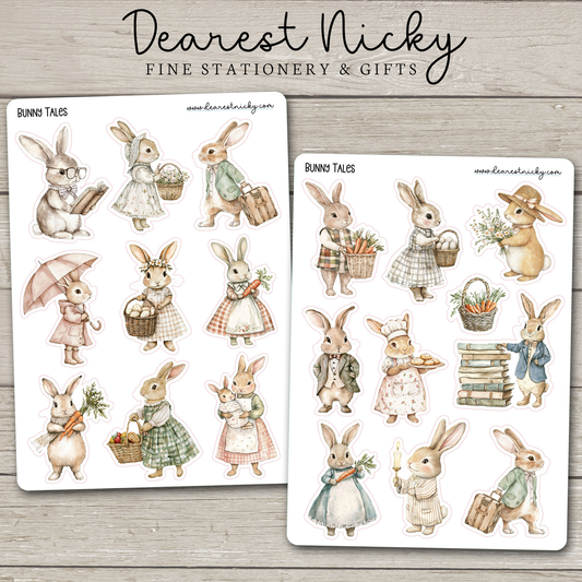 Bunny Tales Stickers - 2 Sheets