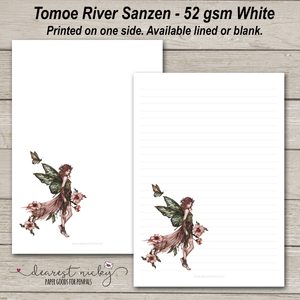 Cherry Blossom Fairy Letter Writing Paper - 52 gsm Tomoe River Sanzen