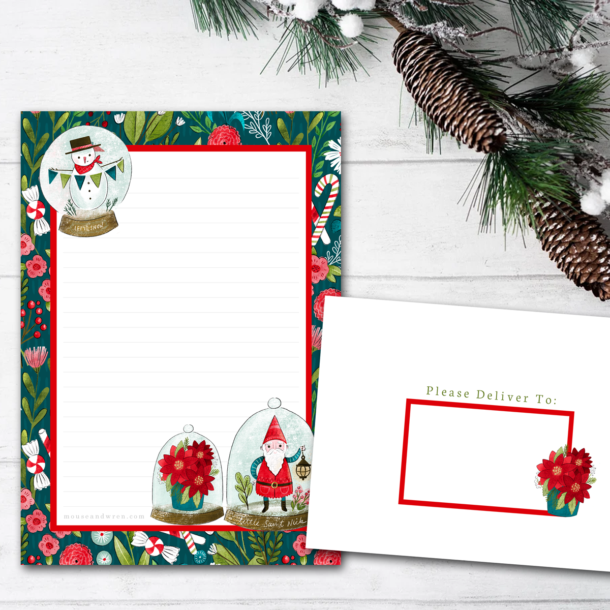 Christmas Whimsy Correspondence Set