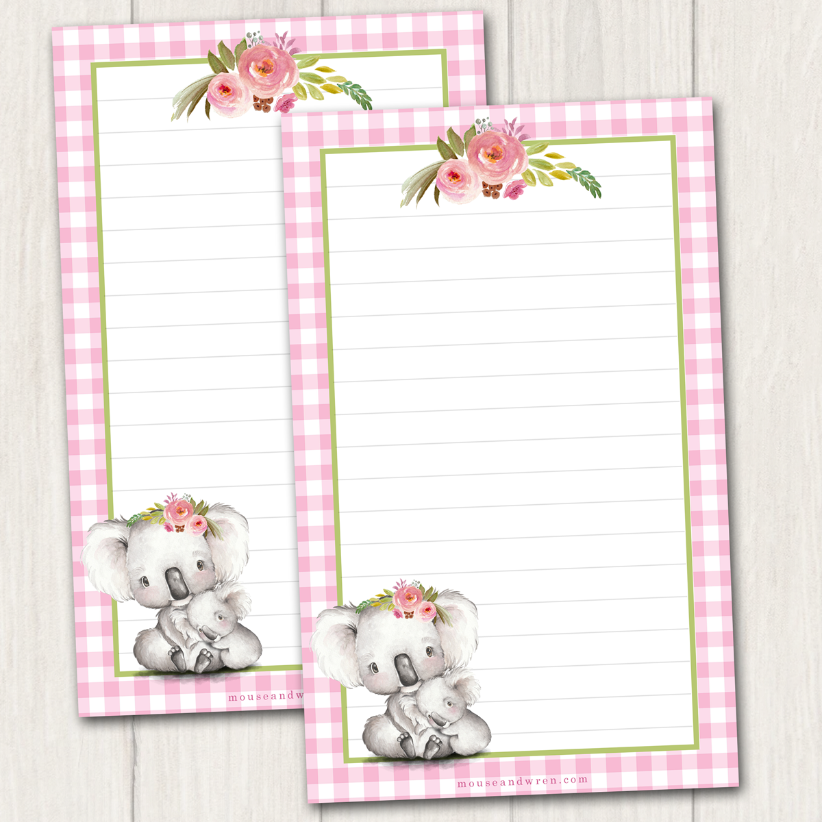 Cute Koalas Stationery for Kids
