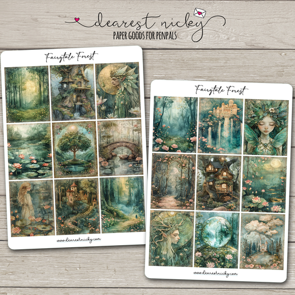 Fairytale Forest Full Box Stickers - 2 Sheets