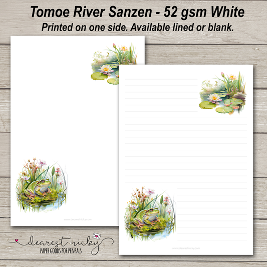 Papier à lettres Frog Pond - 52 g/m² Tomoe River Sanzen