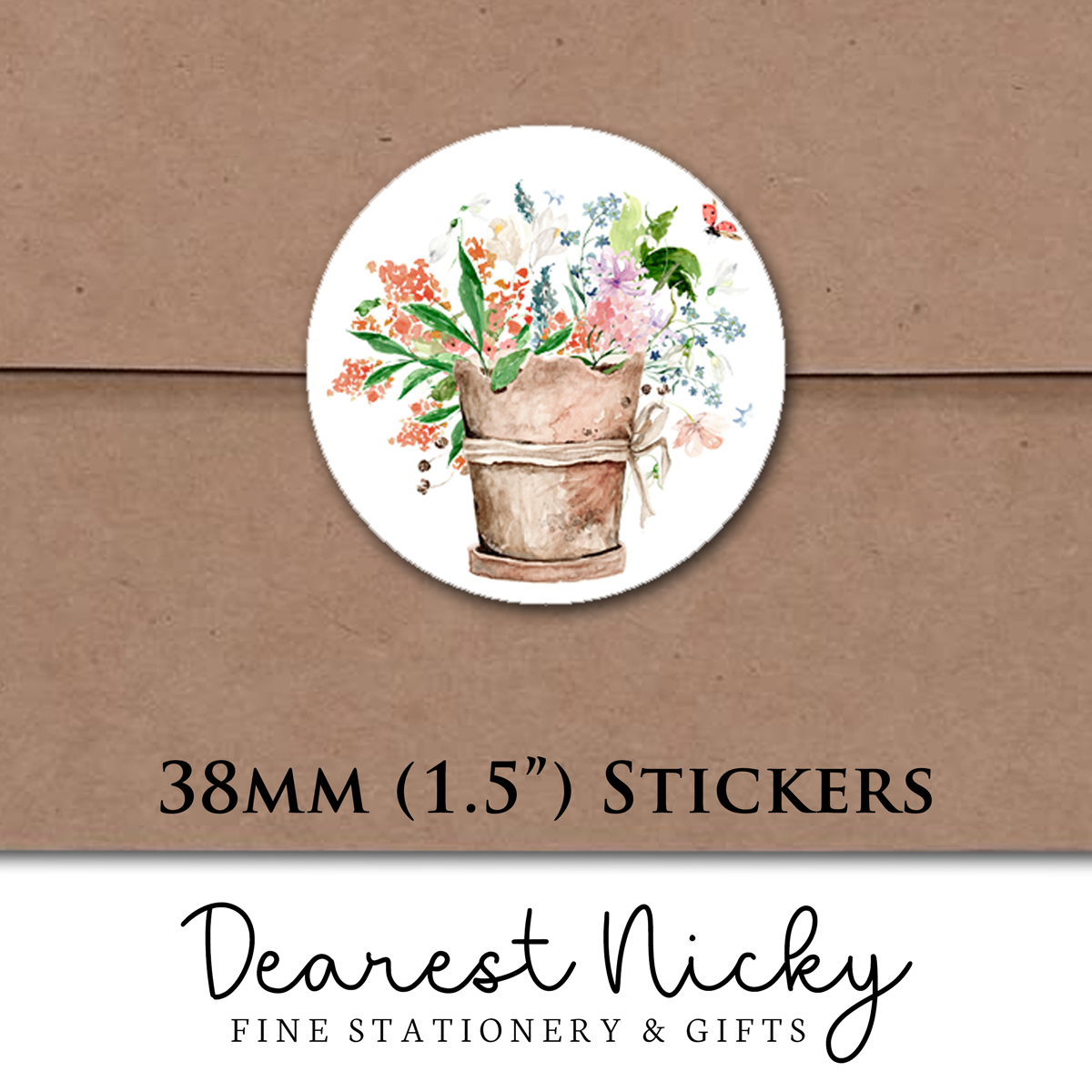 Gardening Envelope Seals - Set of 30 Stickers