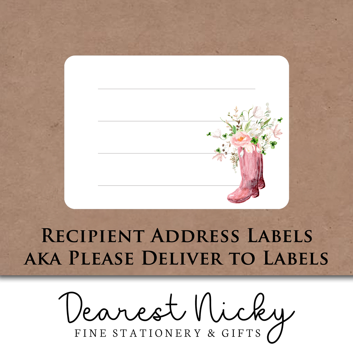 Gardening Address Labels - Set of 16