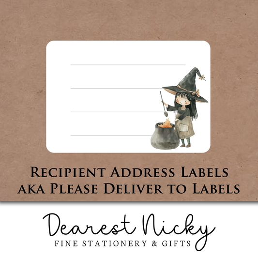 Good Witch Mailing Address Labels - Set of 16