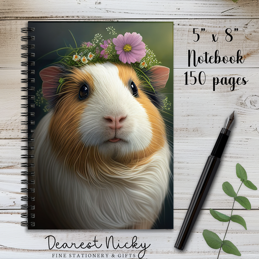 Guinea Pig 150 Page Wire Bound Notebook - Blank or Lined