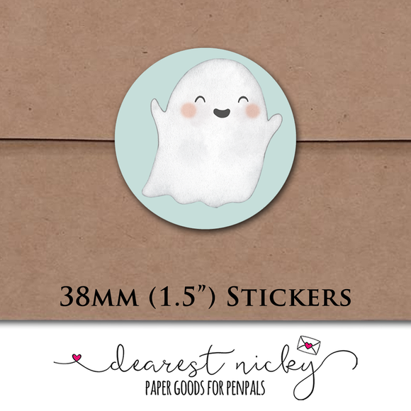 Trick or Treat Envelope Seals <br> Set of 30 Stickers