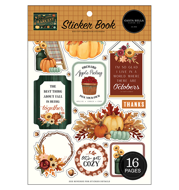 Carta Bella Paper Co. Harvest Sticker Book