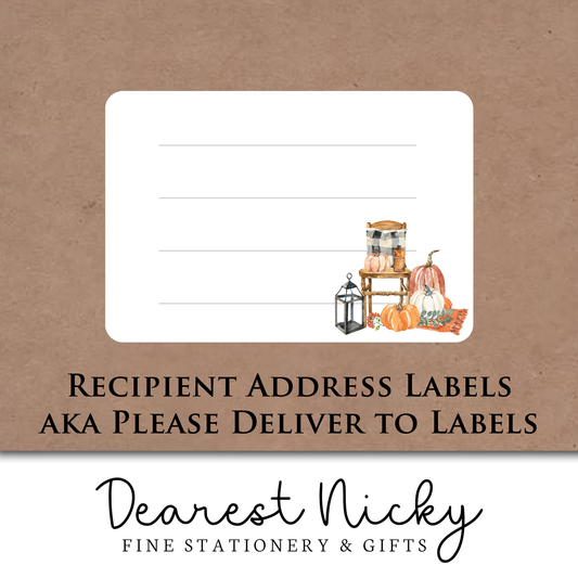 Hello Fall Address Labels - Set of 16