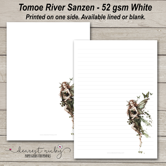 Ivy Fairy Letter Writing Paper - 52 gsm Tomoe River Sanzen
