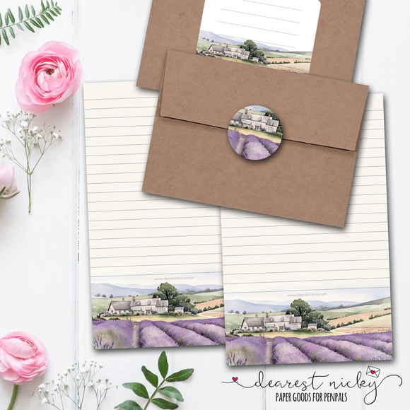 Lavender Pasture Letter Writing Set