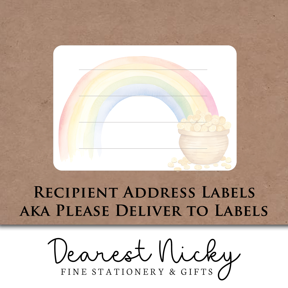 Leprechaun Address Labels - Set of 16