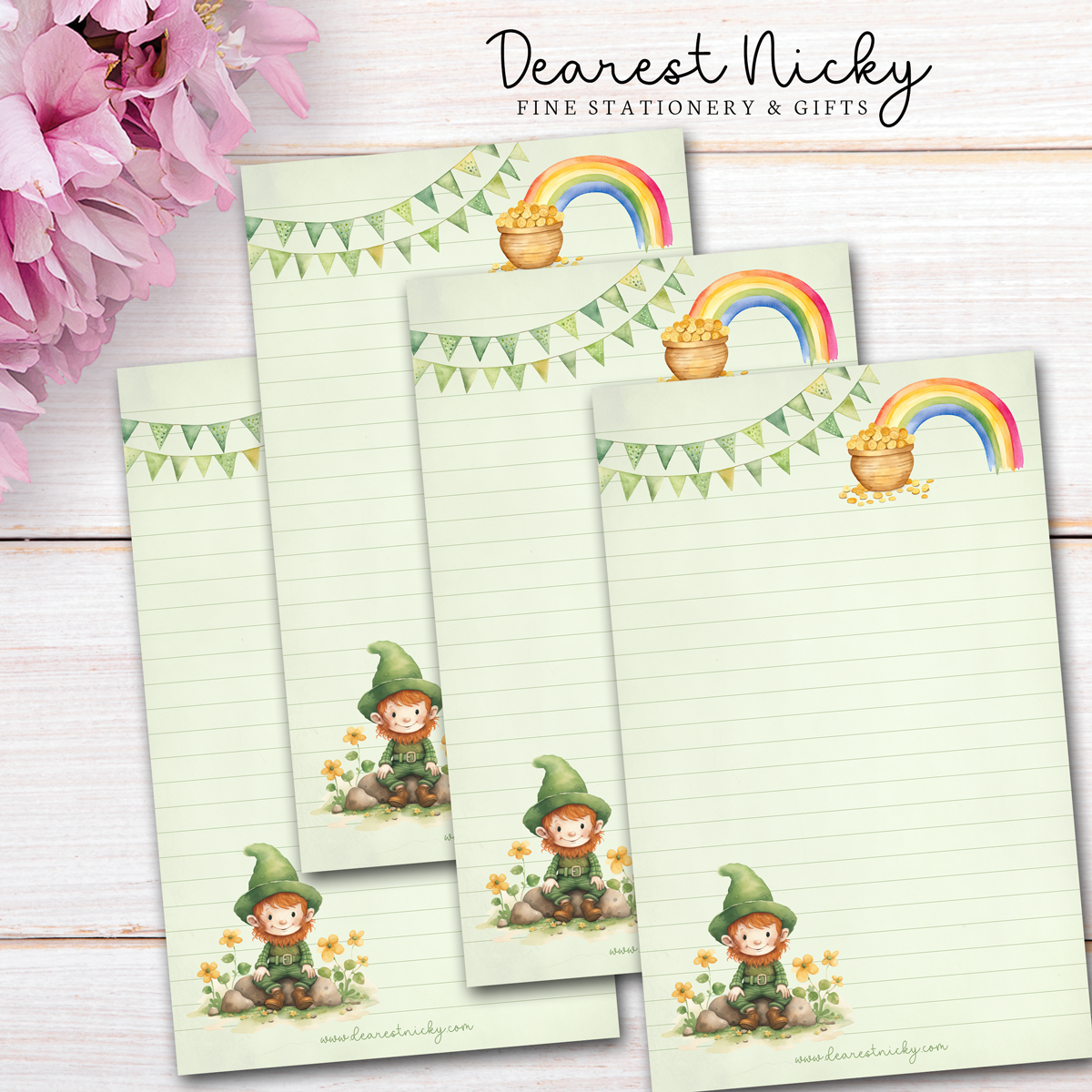 Leprechaun Letter Writing Paper