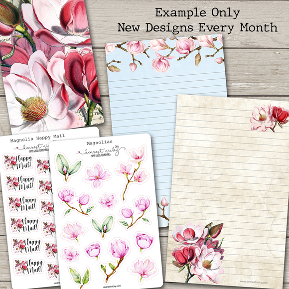 Double Sided Letter Writing Sheets Subscription