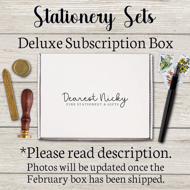 Double Sided Stationery Sets Deluxe Subscription Box