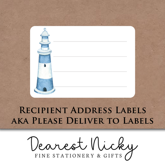 Lighthouse Address Labels - Set of 16