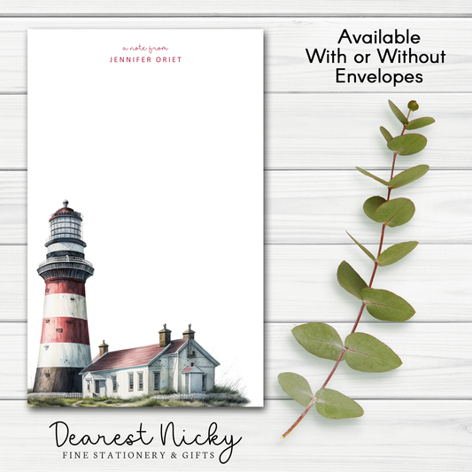 Lighthouse Personalized Notepad - 30 sheets