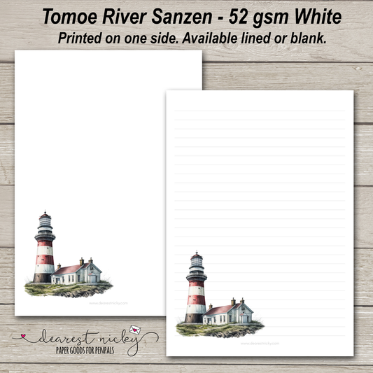 Lighthouse Letter Writing Paper - 52 gsm Tomoe River Sanzen