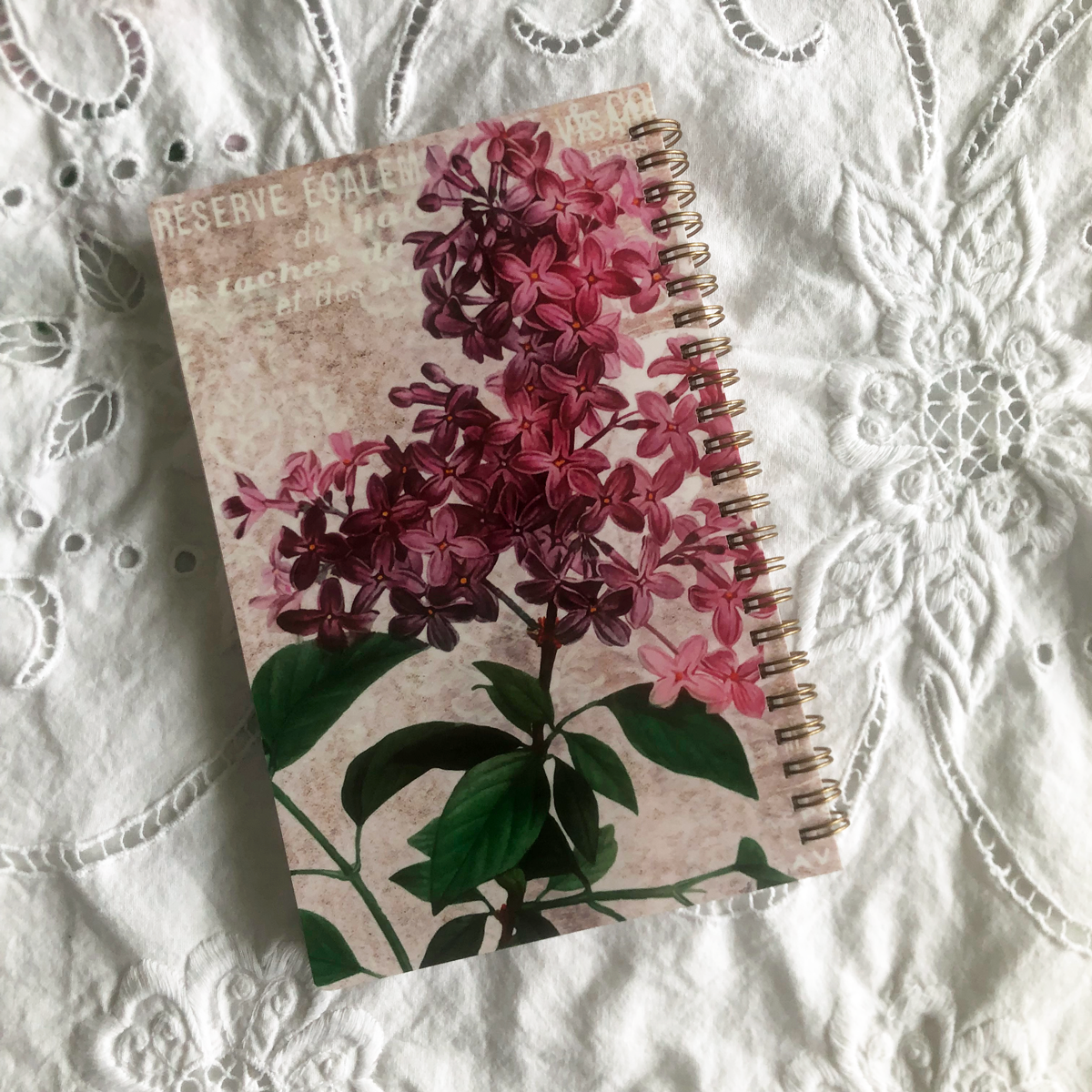 Lilac 150 Page Wire Bound Notebook
