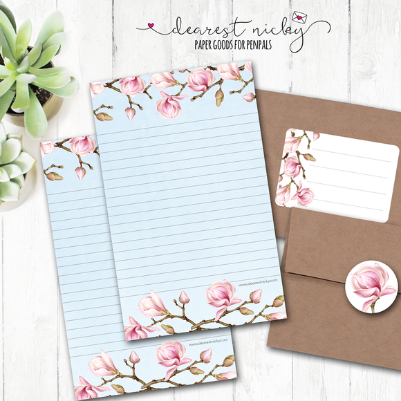 Magnolias Letter Writing Set