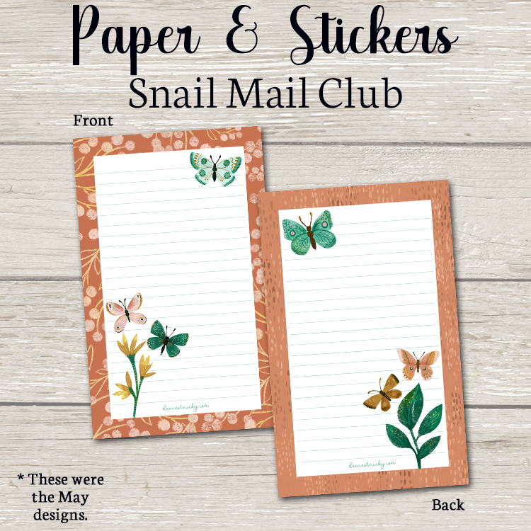 Paper + Stickers Snail Mail Club