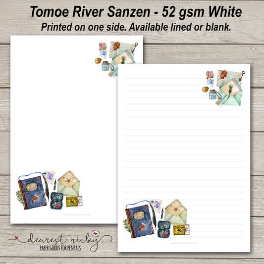 Papier à lettres Memories - 52 g/m² Tomoe River Sanzen