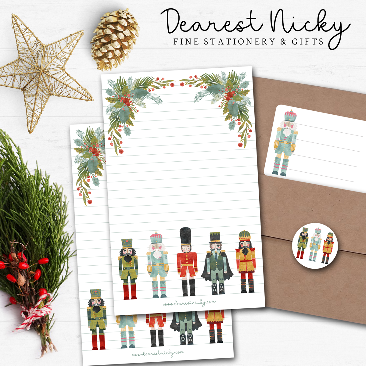 Nutcrackers Letter Writing Set