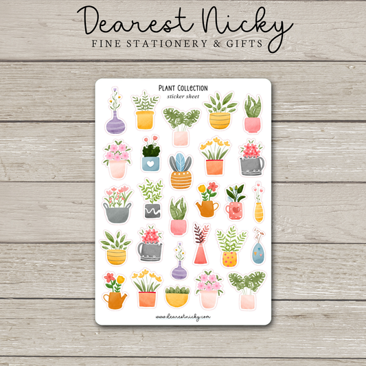 Plant Collection Stickers