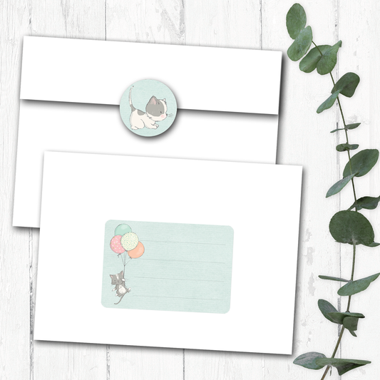 Playful Kittens Seals & Labels