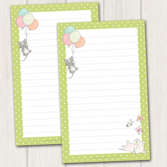 Playful Kittens Stationery for Kids