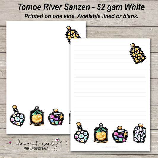 Papier à lettre pour bouteilles de potion - 52 g/m² Tomoe River Sanzen