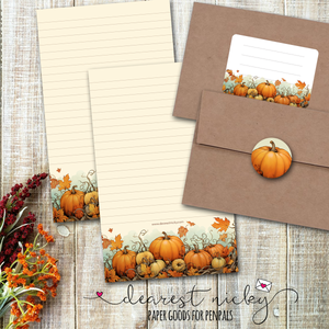 Pumpkin Patch Letter Writing Set
