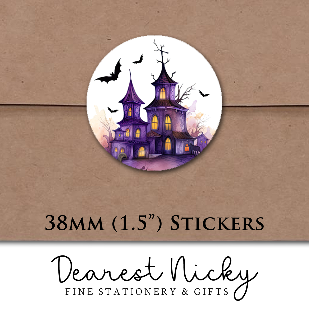 Spooky Season Envelope Seals - Set of 30 Stickers