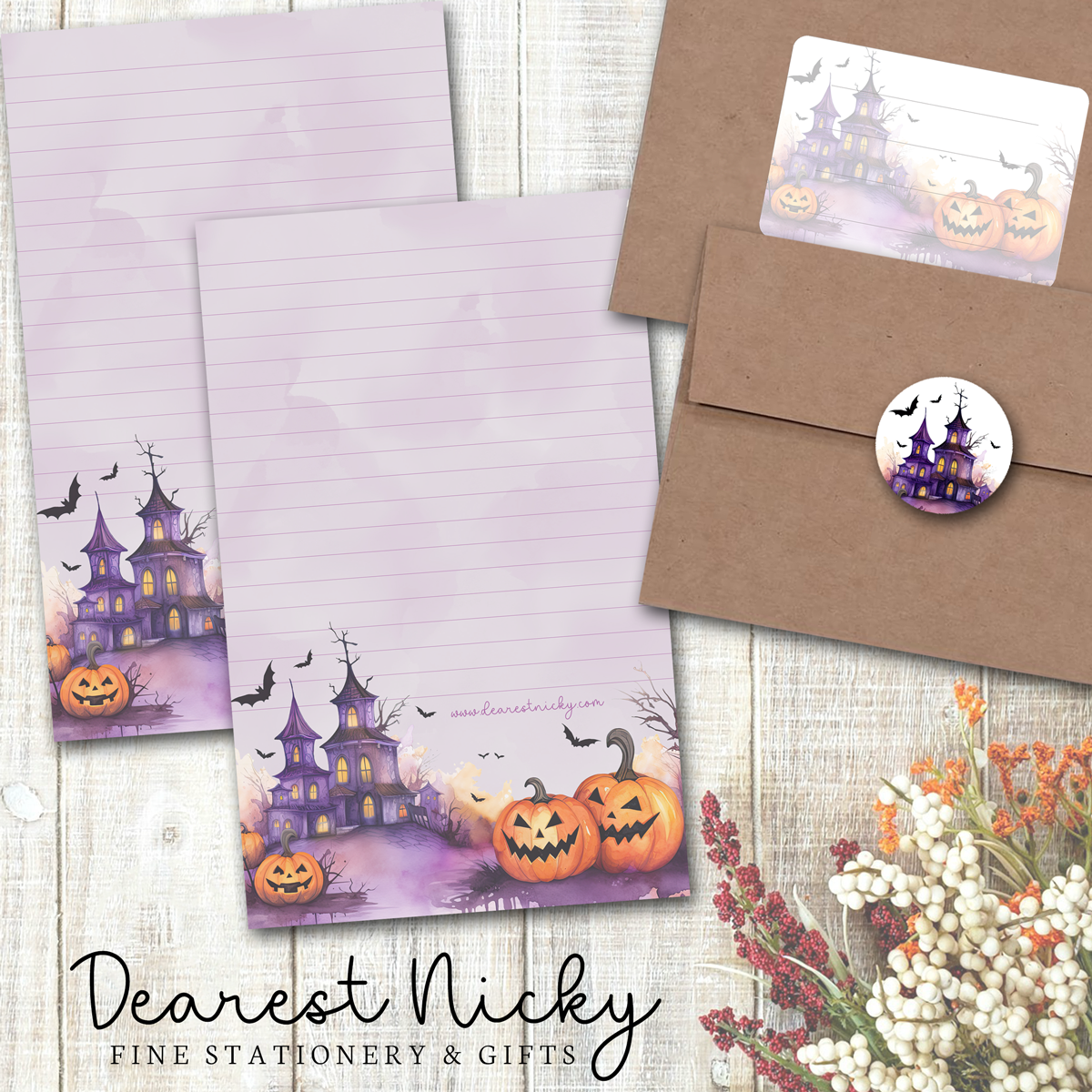 Spooky Season Letter Writing Set