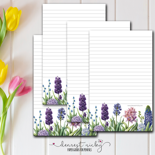 Spring Garden Letter Writing Paper