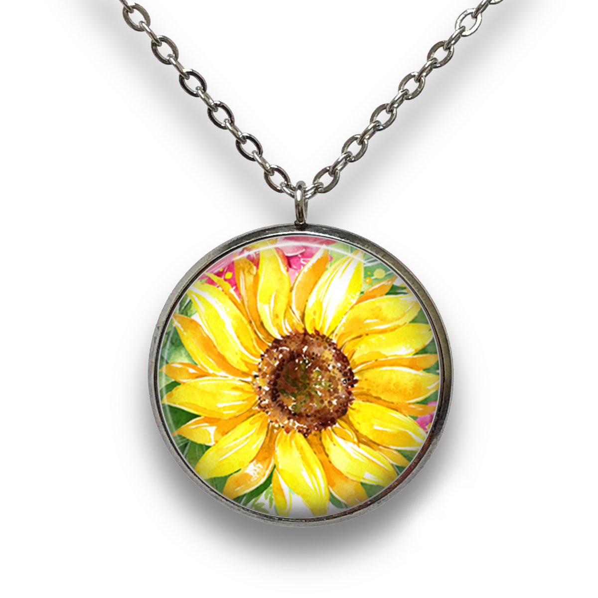 Sunbeams Pendant with Necklace