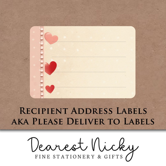 Sweet Valentine Address Labels - Set of 16