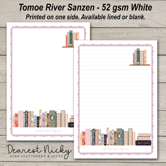 TBR Pile Letter Writing Paper - 52 gsm Tomoe River Sanzen