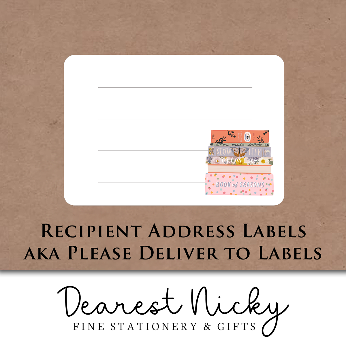 TBR Pile Address Labels - Set of 16