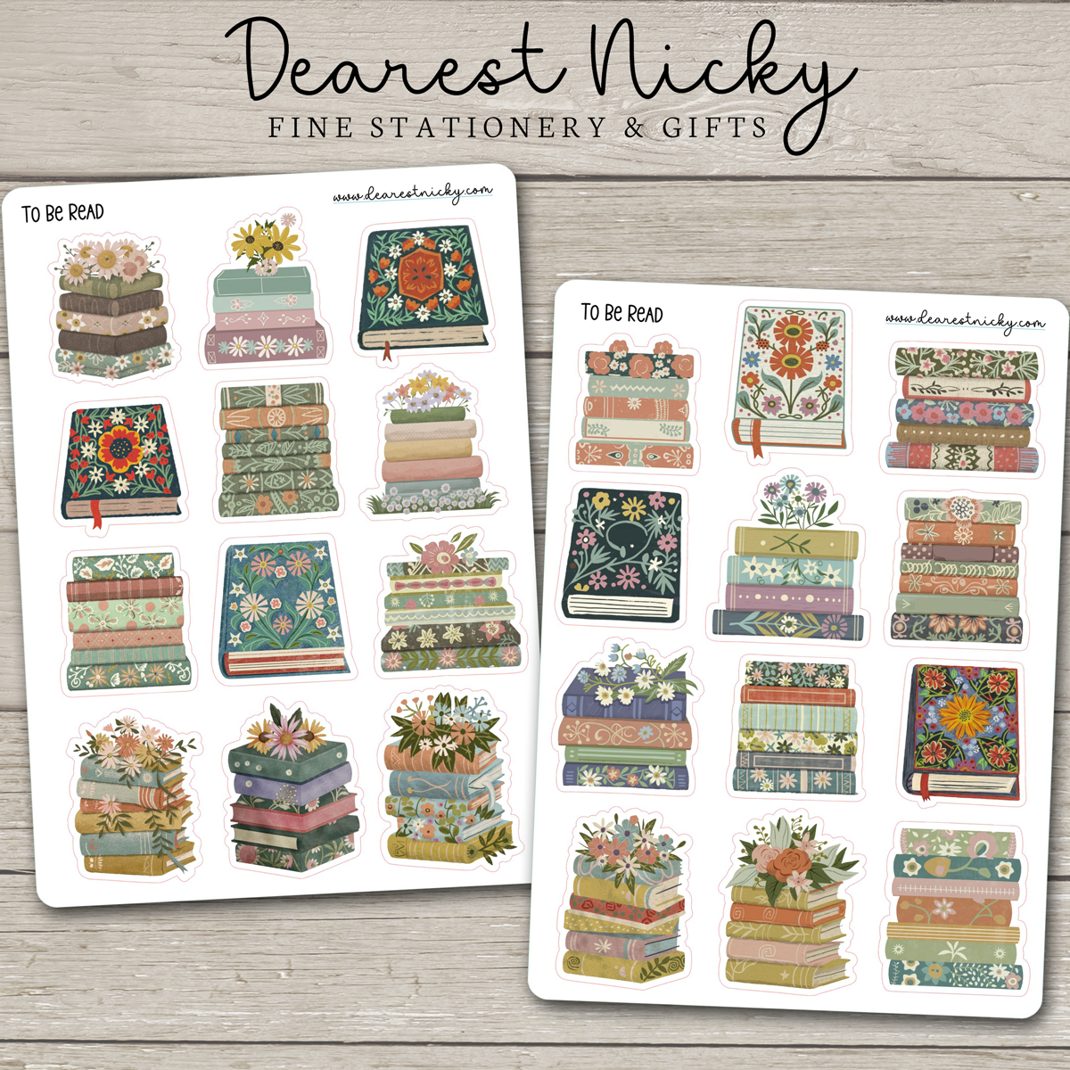 Dearest Nicky stationery sets and paper goods for letter writers.