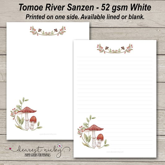 Papier à lettres Toadstools - 52 g/m² Tomoe River Sanzen