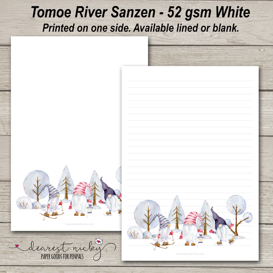 Papier à lettres Winter Gnomes - 52 g/m² Tomoe River Sanzen