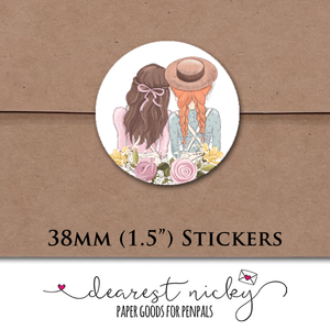 Anne of Green Gables Envelope Seals <br> Set of 30 Stickers